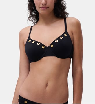 Haut de maillot de bain armatures emboîtant - Chantelle - Noir