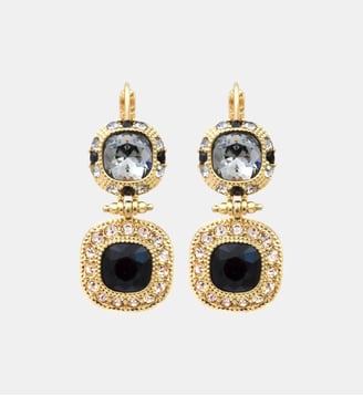 Dormeuses   - Traviata - Satellite - Noir quartz