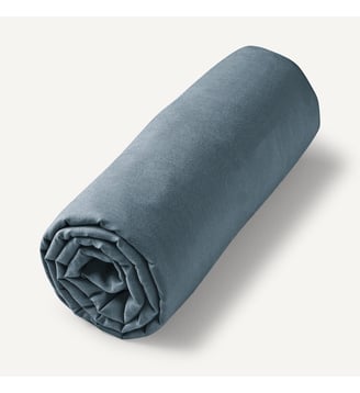 Drap-housse en voile de coton lavé AM.PM