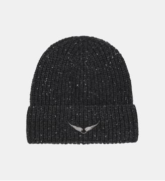 Bonnet en tricot - Zadig&Voltaire Kids - Gris chine