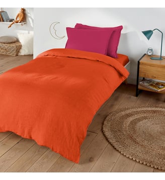 Housse de couette en lin lavé La Redoute Interieurs