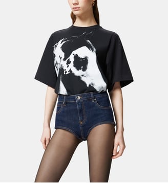 T-shirt large avec imprimé de cheval reimagine pinko x patrick mcdowell - Pinko - Multicolore