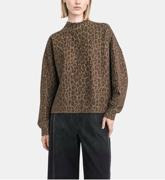 Sweatshirt imprimé léopard - The Kooples - Léopard