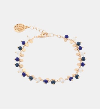 Bracelet perles à facettes bleues - Balaboosté - Bleu