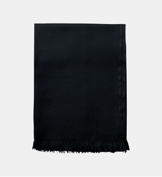 Écharpe à franges en cachemire   - Bompard - Noir 53