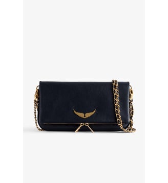 Pochette Rock - Zadig&Voltaire - Bleu ink or
