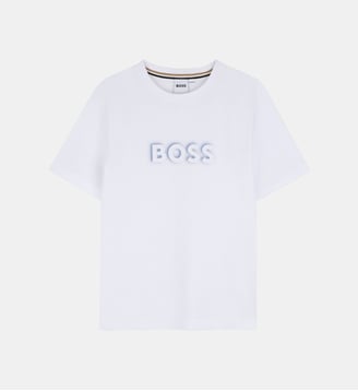 Tee-shirt manches courtes - BOSS Kidswear - Blanc