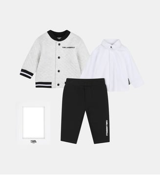 Ensemble jogging - Karl Lagerfeld Kids - Noir et gris
