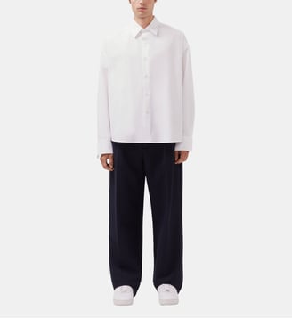 Chemise 1/1 Oversized Col Kent - Studio Seidensticker - Blanc