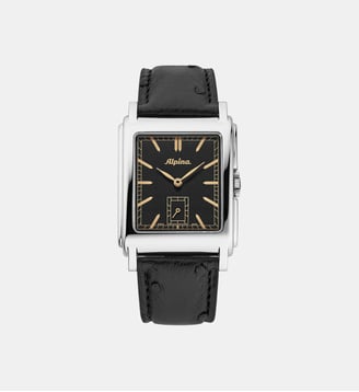 Montre automatique Heritage Noir AL-530BBG3C6 - Alpina - Argenté