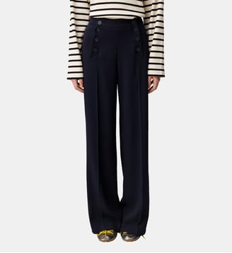 Pantalon à pont - Claudie Pierlot - Marine