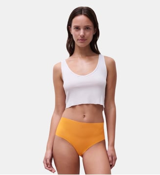 Culotte taille haute invisible - Chantelle Pulp - Orange sari