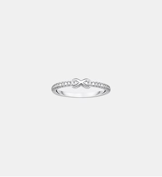 Bague Infinity avec pierres blanches argent - Thomas Sabo - Argent