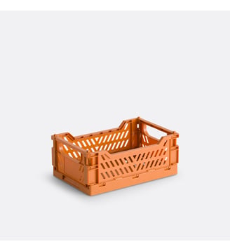 Malle/cagette pliable 25,5x16,5 cm - La Redoute Interieurs - Caramel