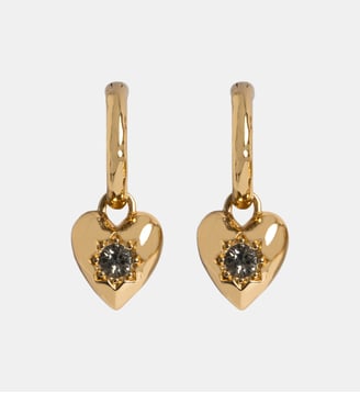 Boucles d'Oreilles Heartbreaker - Zadig&Voltaire - Jaune shiny or