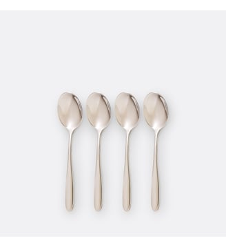 Lot de 4 cuillères à café inox - La Redoute Interieurs - Inox