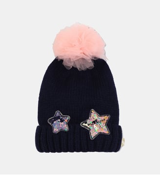 Bonnet avec confettis - Billieblush - Indigo
