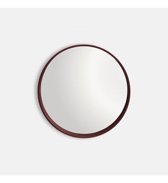 Petit miroir mural rond laqué, diamètre 60 cm - La Redoute Interieurs - Bordeaux