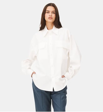 Chemise élégante Tautira - Noyoco - White
