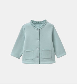 Cardigan en molleton - Cyrillus - Vert pastel