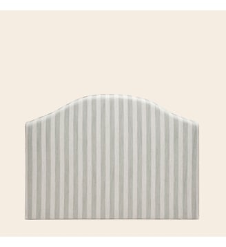 TETE DE LIT TAPISSEE CEPHEE-VERT ET ECRU-200X8X130 CM:. - Madura - Vert
