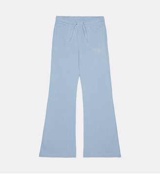 Pantalon en molleton avec logo - Diesel Kids - Bleu poussiéreux