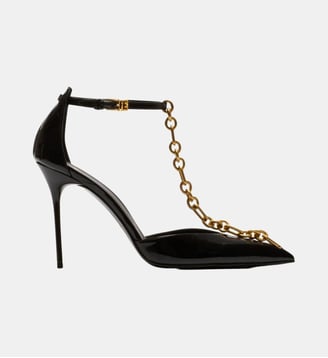 Escarpins Sync en cuir verni - Balmain - Black