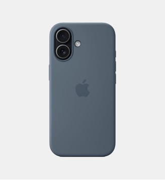 Coque iPhone 17 MagSafe siicone Bleu maritime - Apple - Bleu