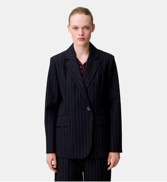 Veste rayée laine mélangée - Claudie Pierlot - Bicolore