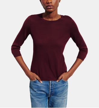 Pull droit en cachemire et soie - Bompard - Oxalis