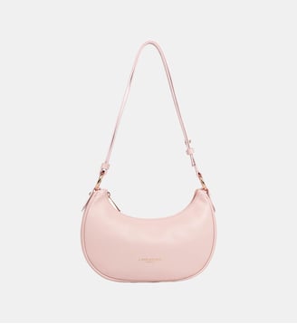 Petit sac besace Donna Aria en cuir - Lancaster - Poudre