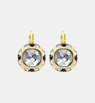 Dormeuses   - Traviata - Satellite - Noir quartz