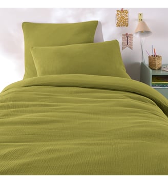 Housse de couette enfant gaze/coton lavé La Redoute Interieurs