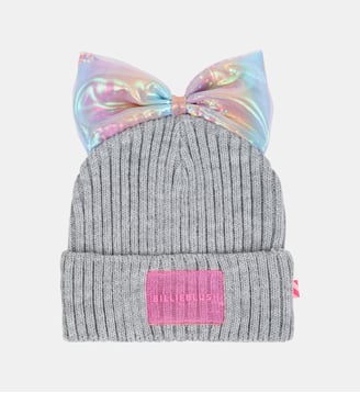 Bonnet à noeud - Billieblush - Gris chine