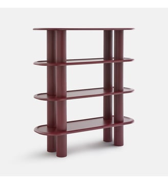 Bibliothèque 5 tablettes, laquée mat, hauteur 155 cm - La Redoute Interieurs - Bordeaux