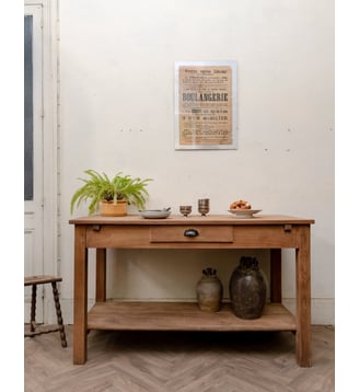Comptoir en bois Fernand N°480 - Produit chiné - Debongout - Bois clair