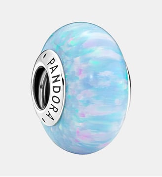 Charm Bleu Opalescent - Pandora - Argenté