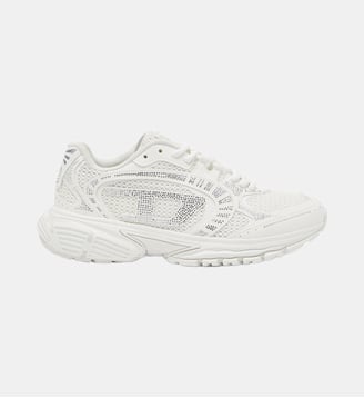 S-Pro-V-Dense - Sneakers en mesh avec cristaux - Diesel - Blanc