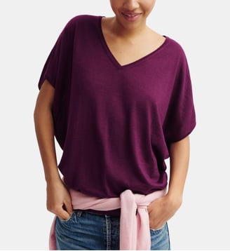 Pull V chauve-souris - Bompard - Zeste