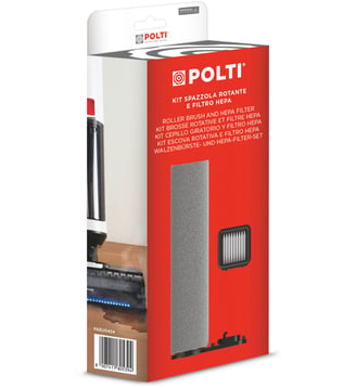 Kit accessoires Brosse rotative filtre HEPA balai nettoyeur RollySteam - Polti - Standard