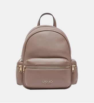 Sac à dos avec logo - Liu Jo - Moka