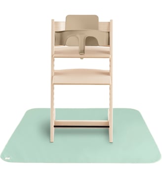 Tapis anti-éclaboussure - Mushie - Vert d'eau