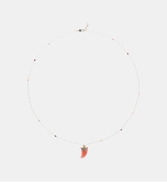 Collier sautoir avec pendentif FYN - Hipanema - Corail