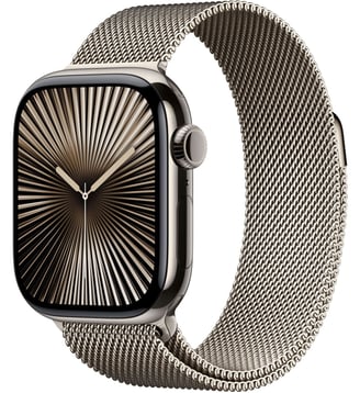 Montre connectée Serie 10 46mm Titane Naturel Loop Cell Apple