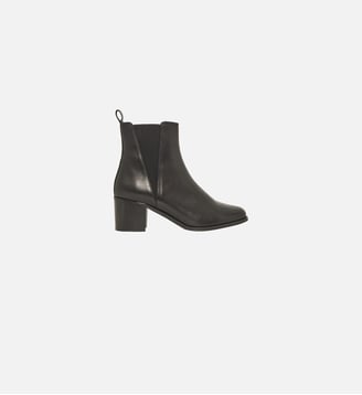 Bottines avilla - Motif uni - Cuir - Caroll - Noir