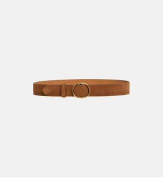 Ceinture en cuir velours - PALOMA - Gerard Darel - Tabac