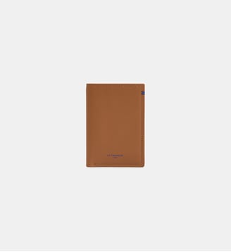 Porte cartes vertical Martin en cuir lisse - Le Tanneur - Tan