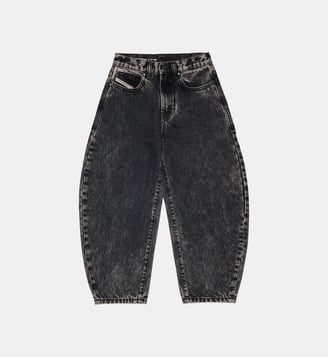 Jean relaxed fit gris délavé - D-Milty - Diesel Kids - Denim noir