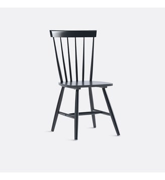 Chaise à barreaux hévéa massif - La Redoute Interieurs - Noir