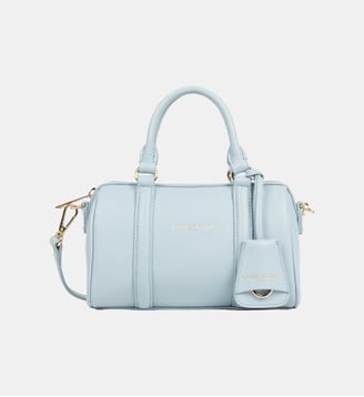 Sac polochon S Milano Ana cuir  - Lancaster - Bleu fumé